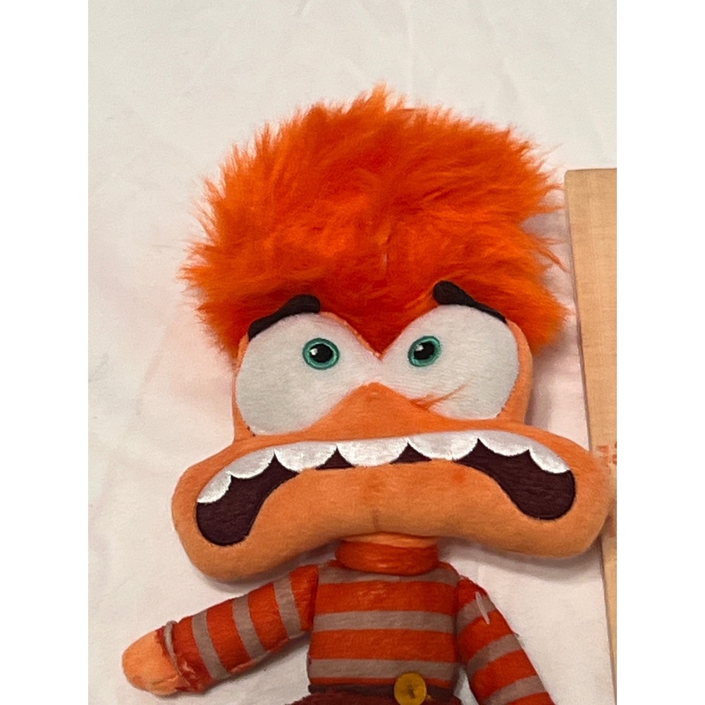 NWTDisney Pixar Inside Out 2 Anxiety Talk It Out Talking Plush Toy 9 Inch Orange